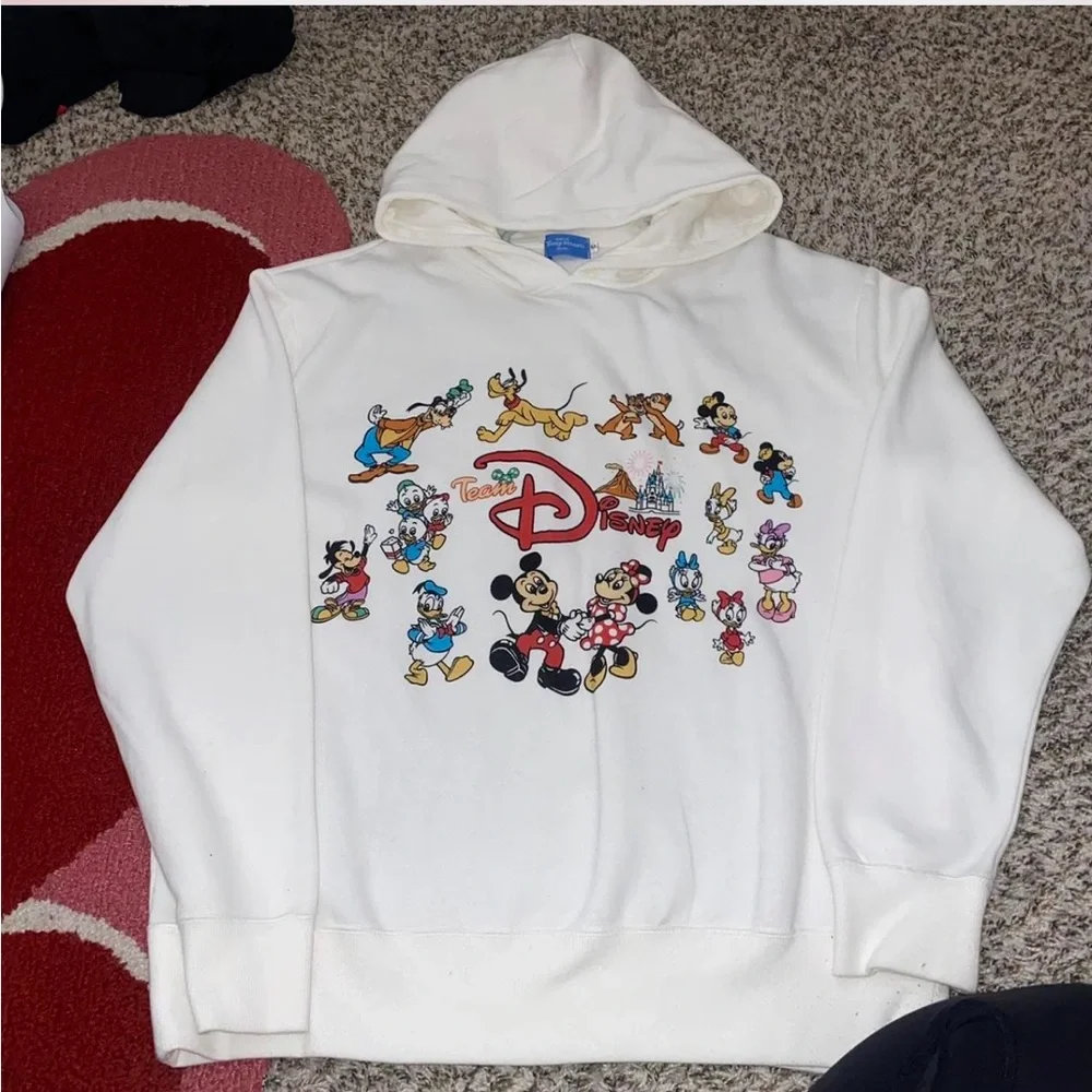 Disney White Tokyo Resort Hoodie - Picture 1 of 3